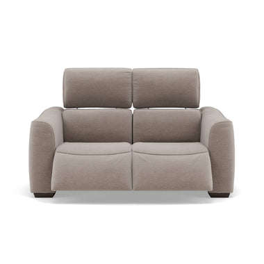 Beck 2 Seater Recliner Sofa - 2 Seater Sofa with 2 Power Recliners Fabric - Power Recliner with USB