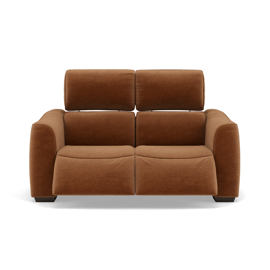 Beck 2 Seater Recliner Sofa - 2 Seater Sofa with 2 Power Recliners Fabric - Power Recliner with USB 2 Seater Sofas Sterling Home 1 FAB-CAN-500 CARAMEL