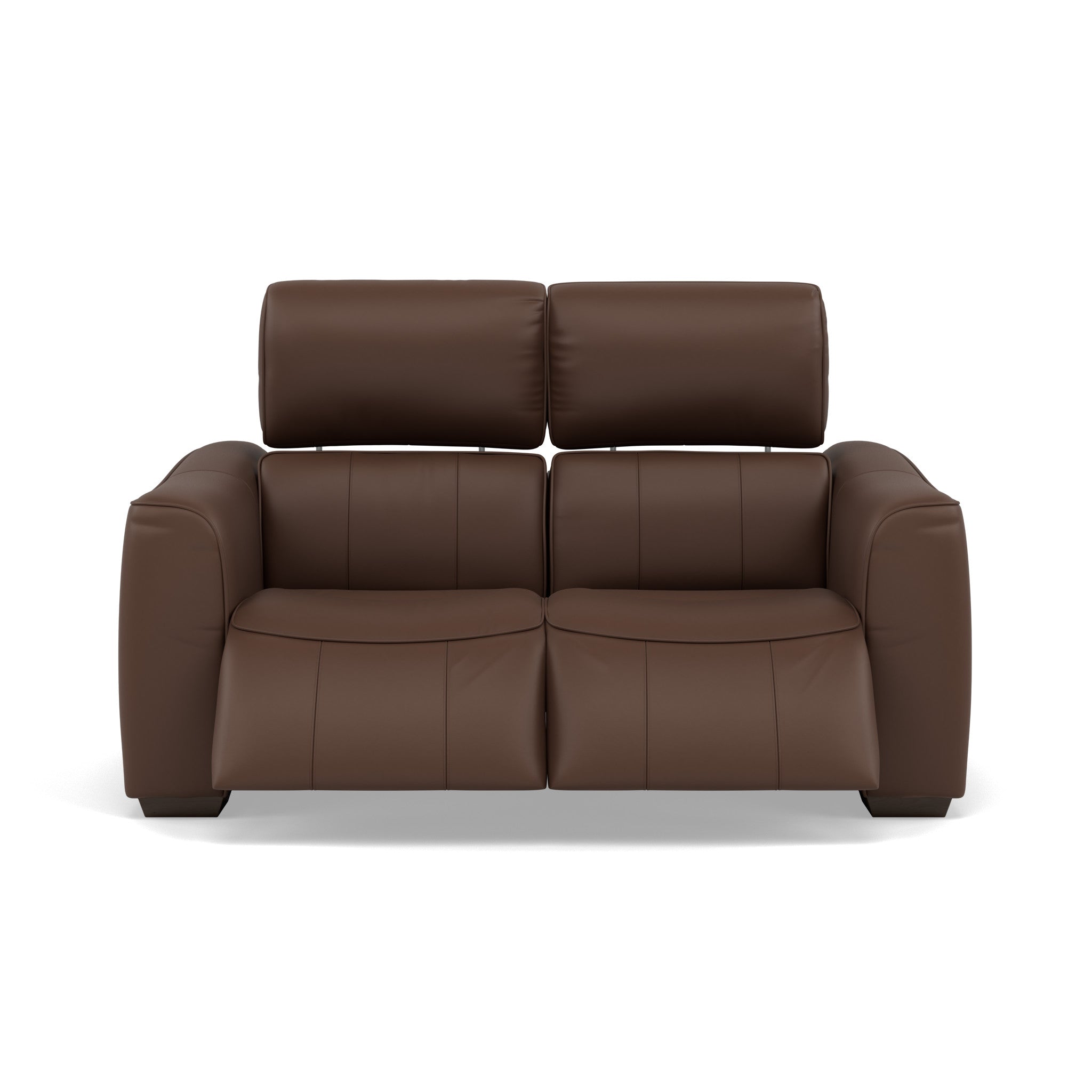 Beck 2 Seater Recliner Sofa - 2 Seater Sofa with 2 Power Recliners Cat 20S - Power Recliner with USB 2 Seater Sofas Sterling Home 12 NWS-512E CACAO BROWN