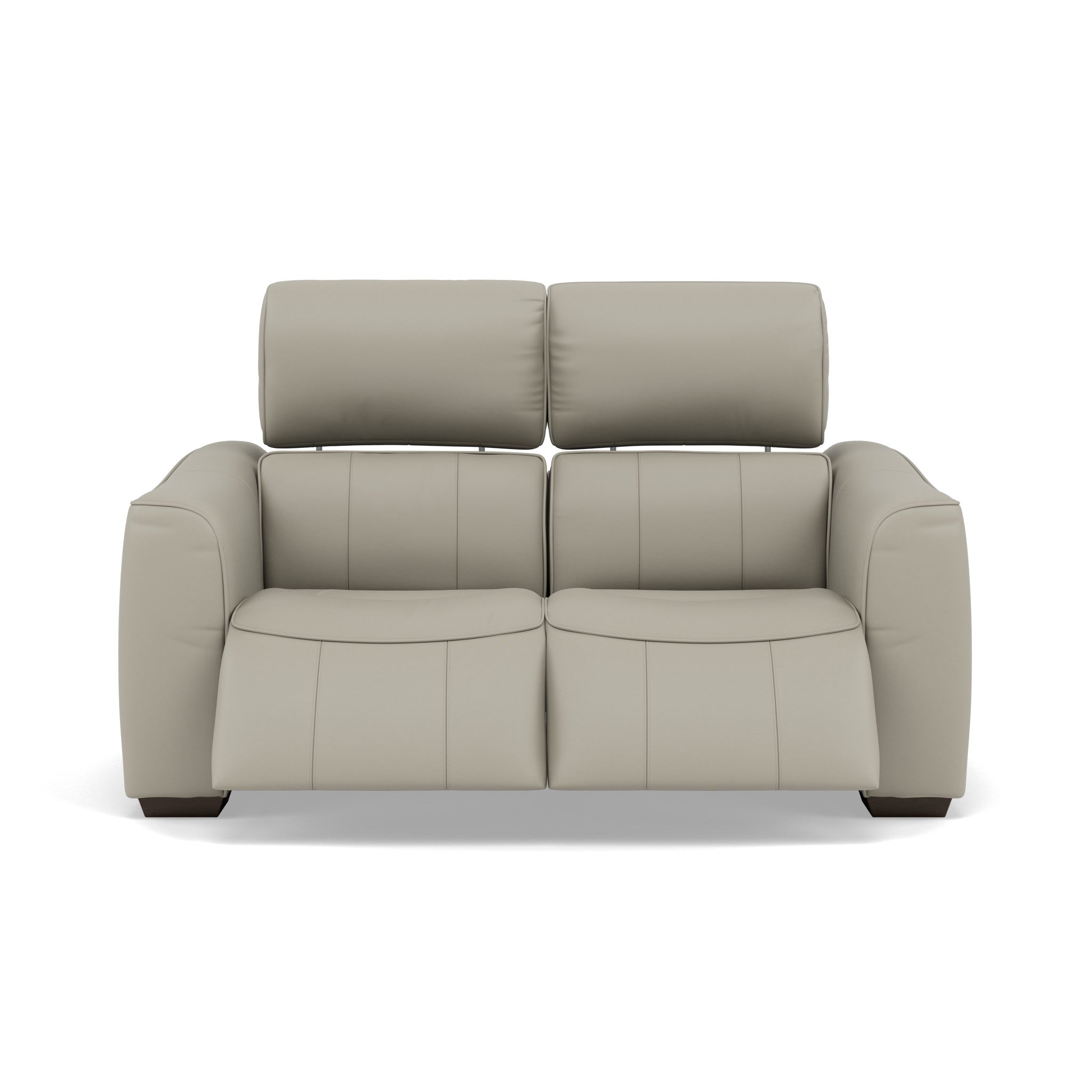 Beck 2 Seater Recliner Sofa - 2 Seater Sofa with 2 Power Recliners Cat 20S - Power Recliner with USB 2 Seater Sofas Sterling Home 1 NWS-516E LIGHT GREY