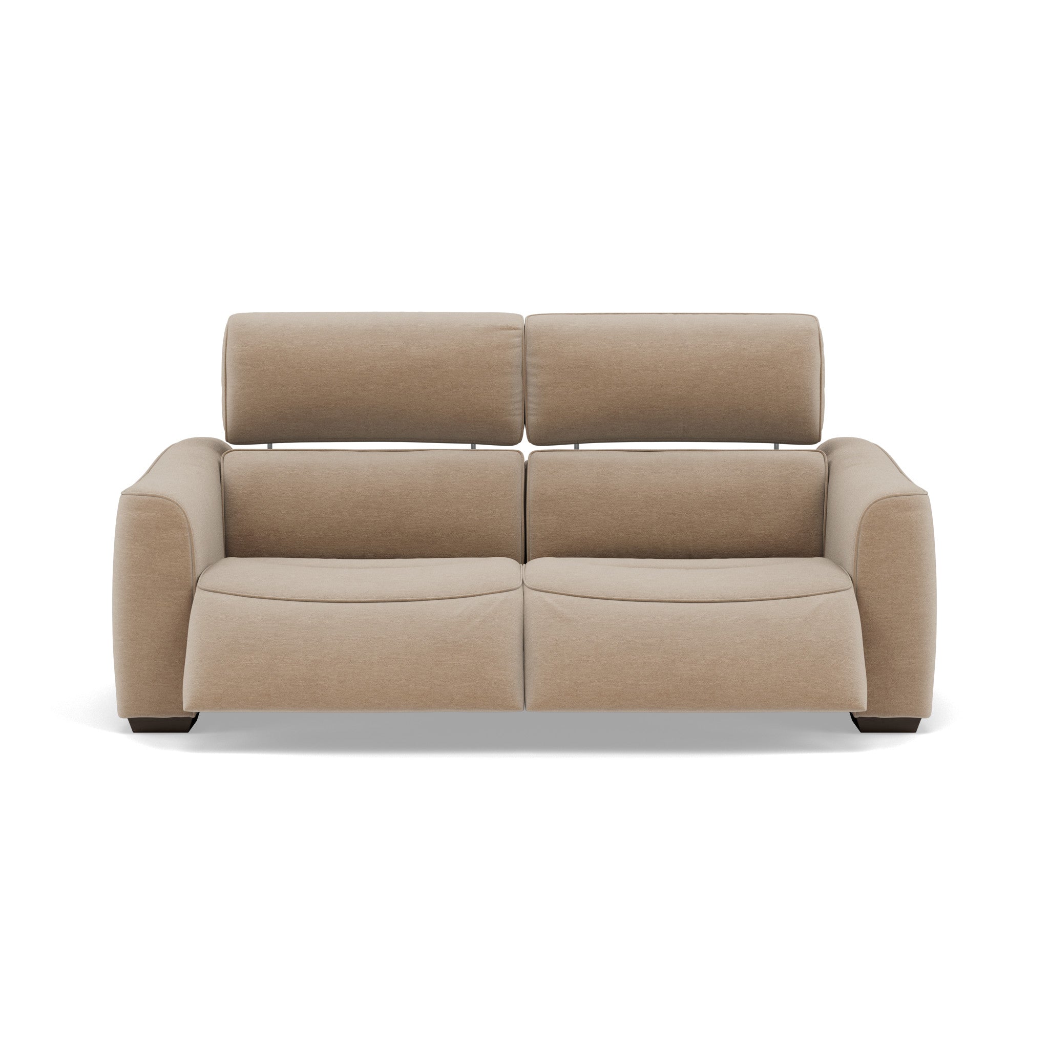 Beck 3 Seater Recliner Sofa - 2.5 Seater Sofa with 2 Power Recliners Fabric - Power Recliner with USB