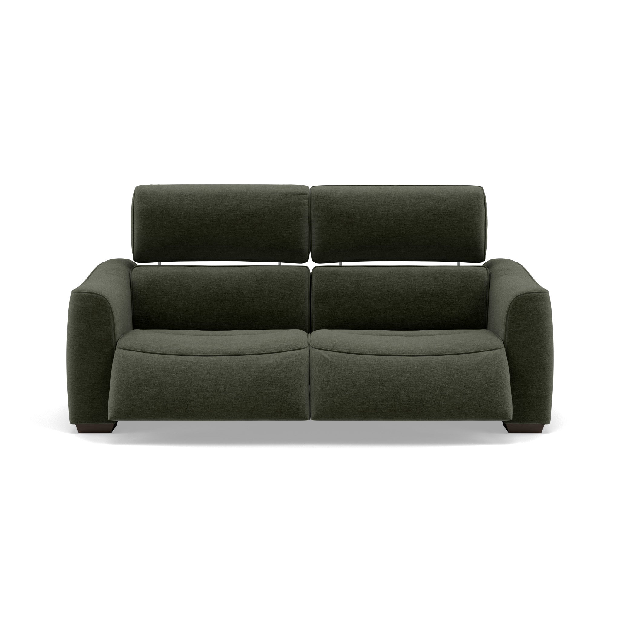 Beck 3 Seater Recliner Sofa - 2.5 Seater Sofa with 2 Power Recliners Fabric - Power Recliner with USB