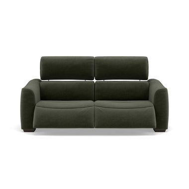 Beck 3 Seater Recliner Sofa - 2.5 Seater Sofa with 2 Power Recliners Fabric - Power Recliner with USB