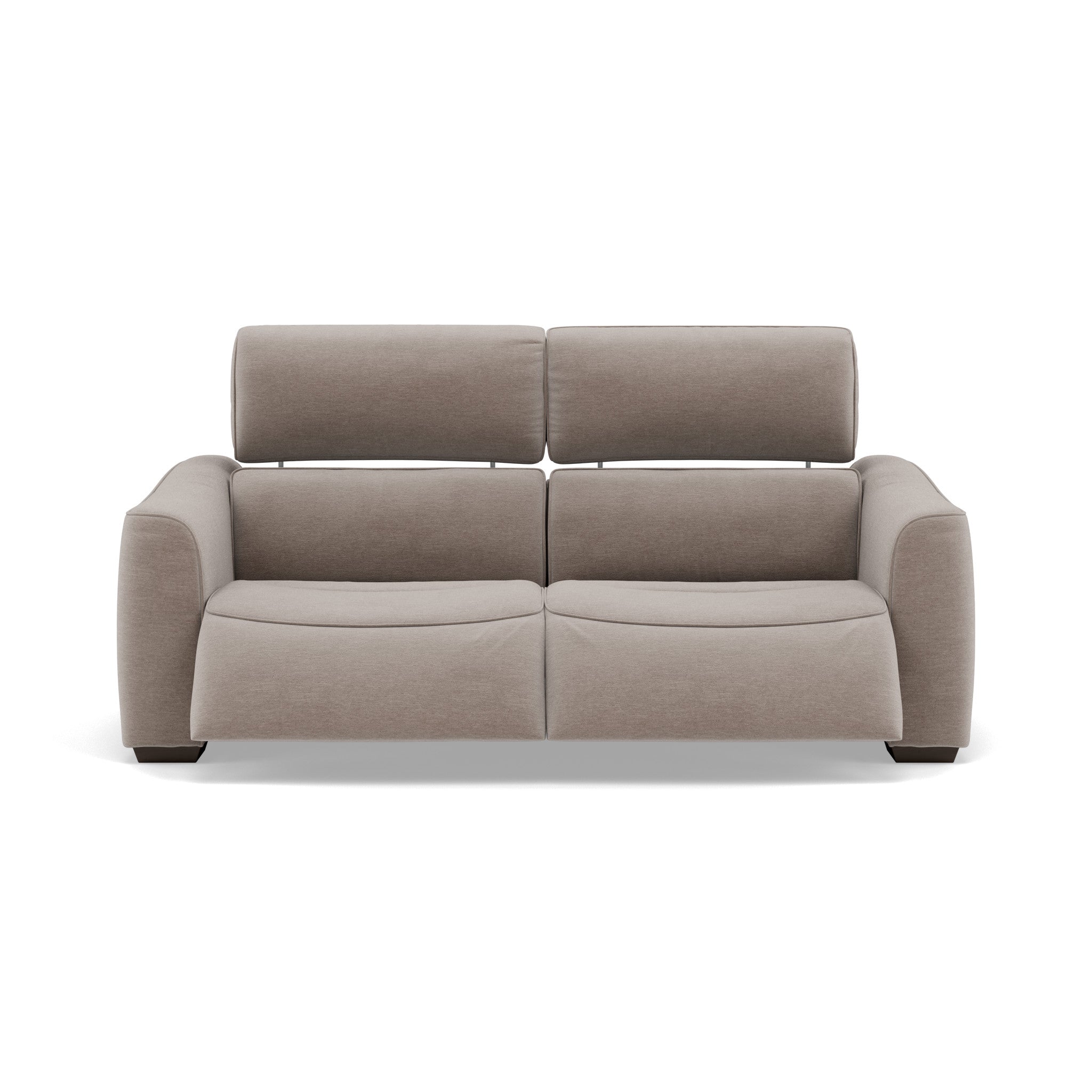 Beck 3 Seater Recliner Sofa - 2.5 Seater Sofa with 2 Power Recliners Fabric - Power Recliner with USB