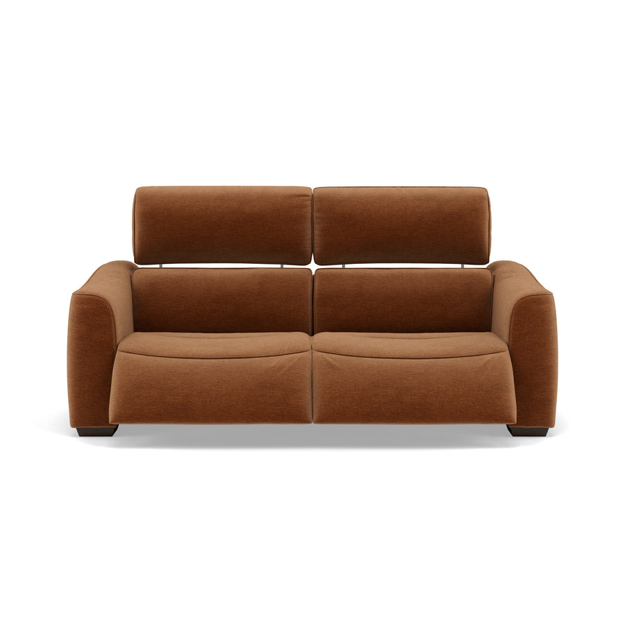 Beck 3 Seater Recliner Sofa - 2.5 Seater Sofa with 2 Power Recliners Fabric - Power Recliner with USB 3 Seater Sofas Sterling Home 1 FAB-CAN-500 CARAMEL