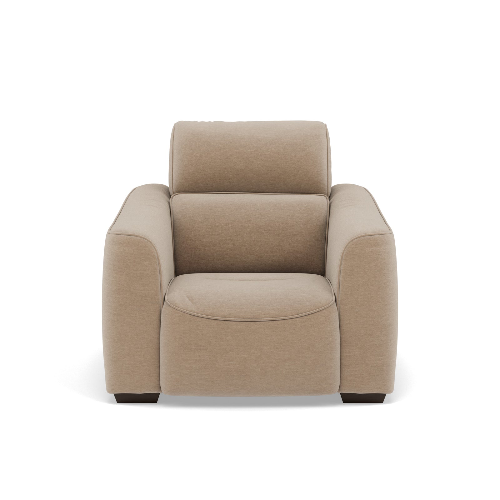 Beck Armchair - Armchair Fabric Sterling Home 3 FAB-CAN-170 MUSHROOM