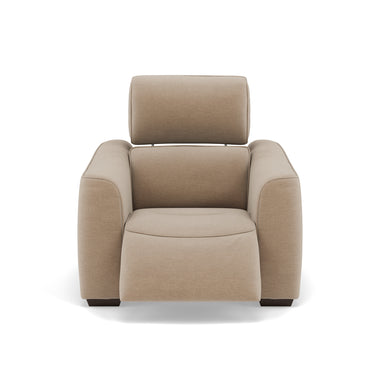 Beck Recliner Armchair - Power Recliner Chair Fabric - Power Recliner with USB