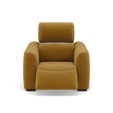 Beck Recliner Armchair - Power Recliner Chair Fabric - Power Recliner with USB