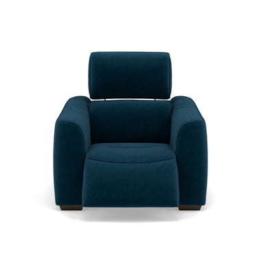 Beck Recliner Armchair - Power Recliner Chair Fabric - Power Recliner with USB