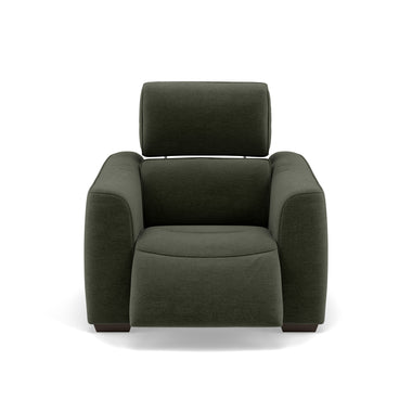 Beck Recliner Armchair - Power Recliner Chair Fabric - Power Recliner with USB