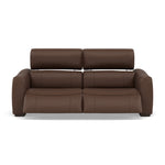 Beck Small 3 Seater Recliner Sofa - 2.5 Seater Sofa with 2 Power Recliners (Compact) Cat 20S - Power Recliner with USB Sofas Sterling Home 4 NWS-512E CACAO BROWN