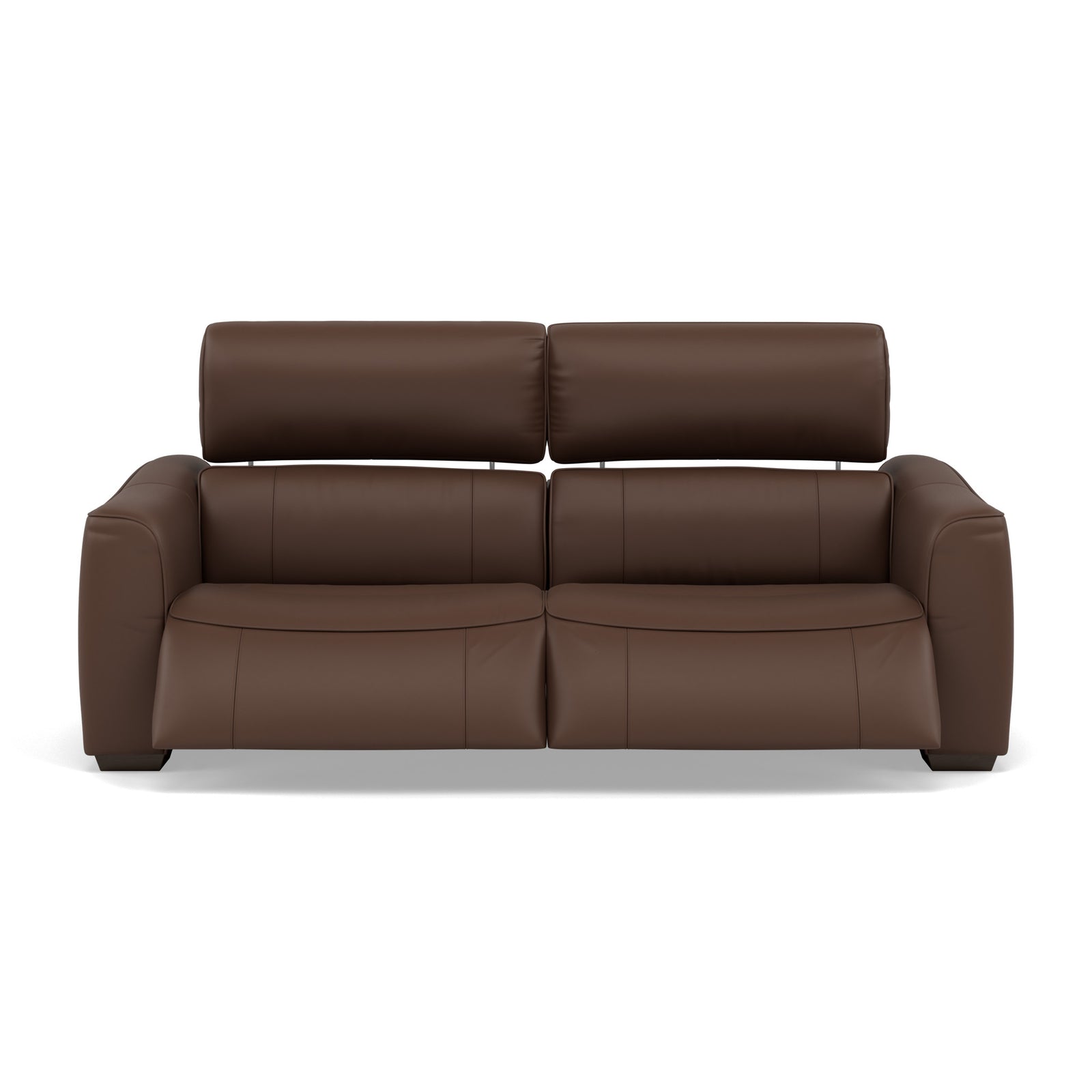 Beck Small 3 Seater Recliner Sofa - 2.5 Seater Sofa with 2 Power Recliners (Compact) Cat 20S - Power Recliner with USB Sofas Sterling Home 4 NWS-512E CACAO BROWN