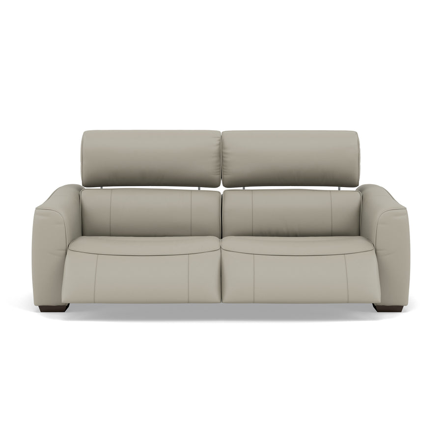 Beck Small 3 Seater Recliner Sofa - 2.5 Seater Sofa with 2 Power Recliners (Compact) Cat 20S - Power Recliner with USB 3 Seater Sofas Sterling Home 1 NWS-516E LIGHT GREY