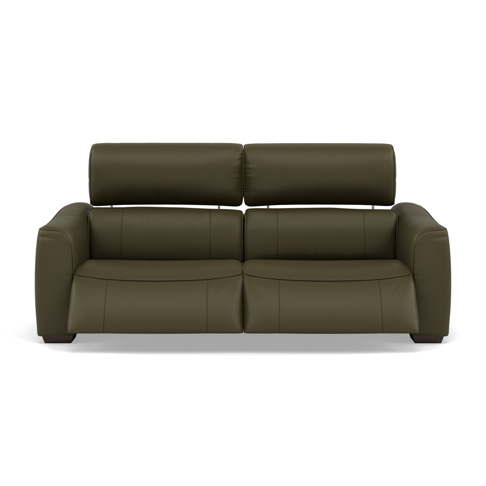 Beck Small 3 Seater Recliner Sofa - 2.5 Seater Sofa with 2 Power Recliners (Compact) Cat 20S - Power Recliner with USB Sofas Sterling Home 9 NWS-548E DARK OLIVE