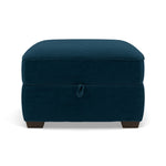 Beck Storage Footstool - Storage Footstool Fabric Sterling Home 5 FAB-CAN-330 STEEL BLUE