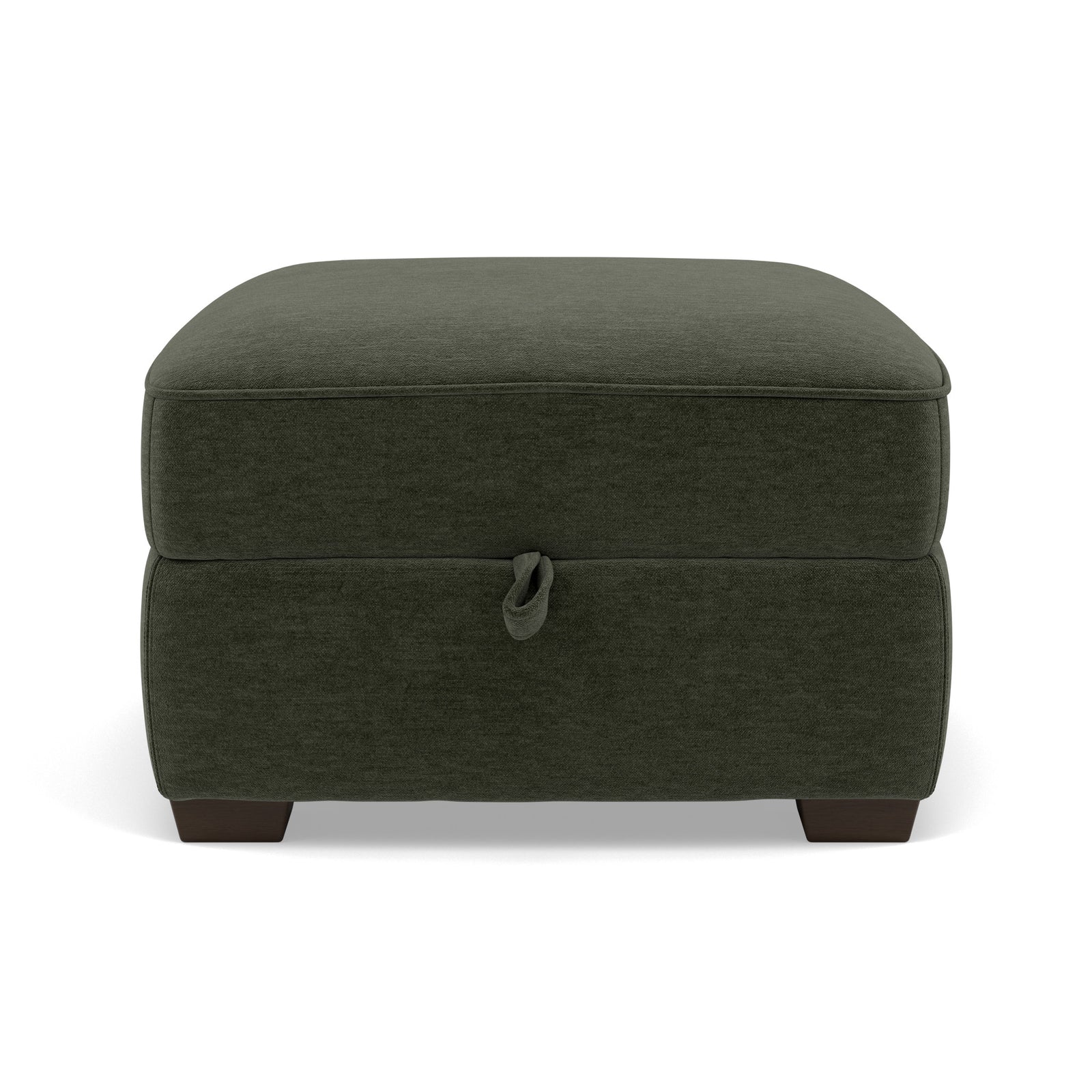 Beck Storage Footstool - Storage Footstool Fabric Sterling Home 6 FAB-CAN-352 FORREST GREEN