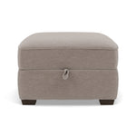 Beck Storage Footstool - Storage Footstool Fabric Sterling Home 7 FAB-CAN-452 GREY MIST