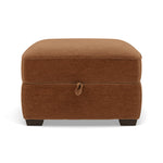 Beck Storage Footstool - Storage Footstool Fabric Sterling Home 1 FAB-CAN-500 CARAMEL
