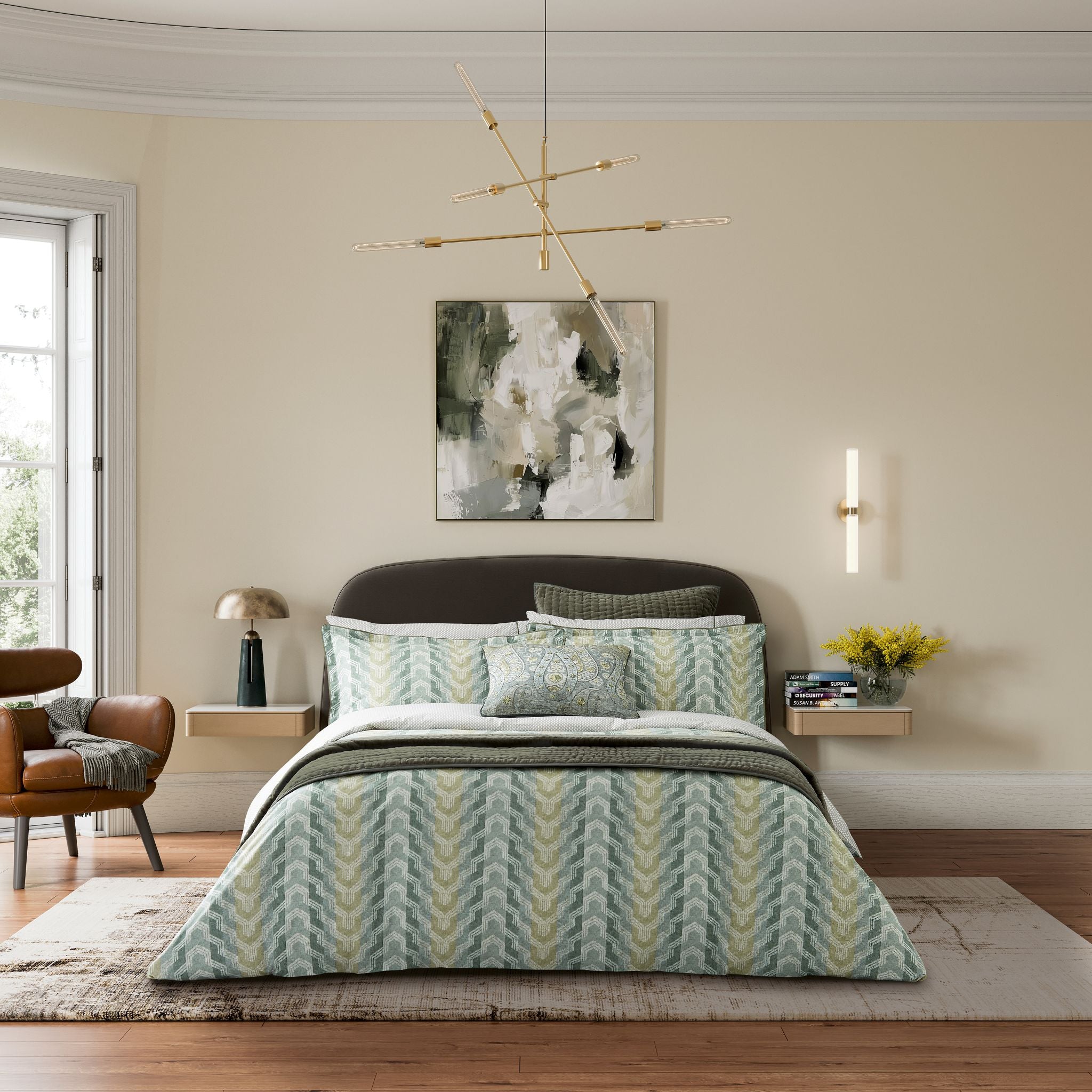 Bedeck Of Belfast Reya Duvet Set - Reya Duvet Set Super King Sterling Home 1