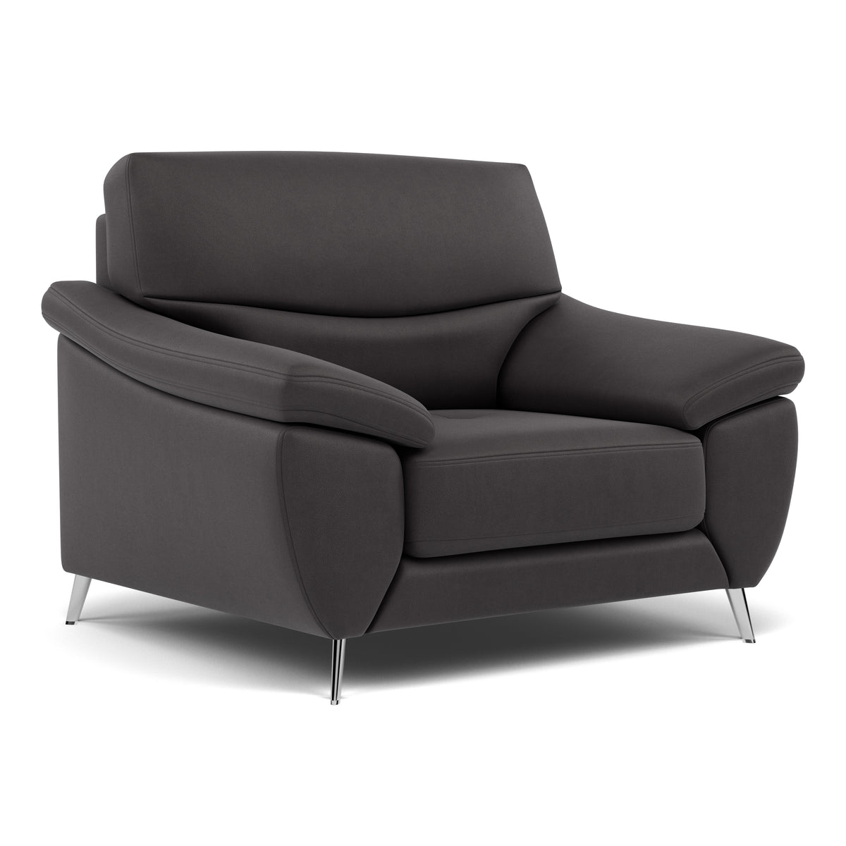 Bolero Armchair - Armchair Fabric — SFA-PEY-08 GRAPHITE, gallery image 1