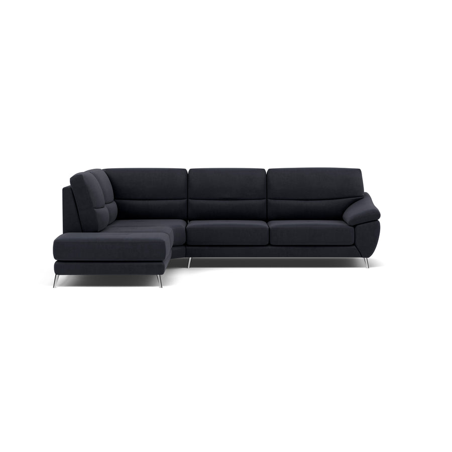 Bolero Corner Sofa - Combination 1 2 Piece Corner Left Terminal Fabric - Left Hand Facing Corner Sofas Sterling Home 1 SFA-PEY-10 CHARCOAL