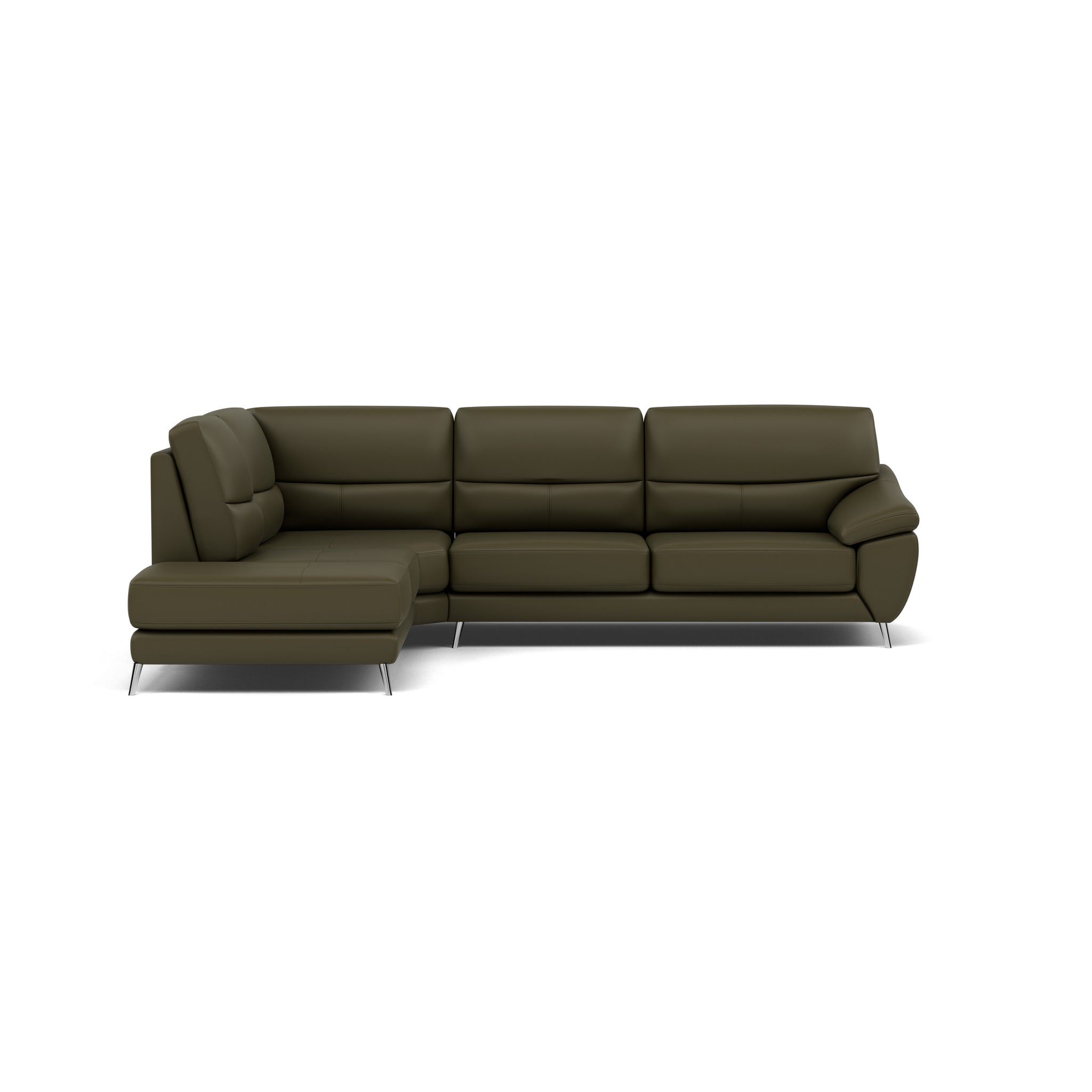 Bolero Corner Sofa - Combination 1 2 Piece Corner Left Terminal Cat 20S - Left Hand Facing Corner Sofas Sterling Home 5 NWS-548E DARK OLIVE