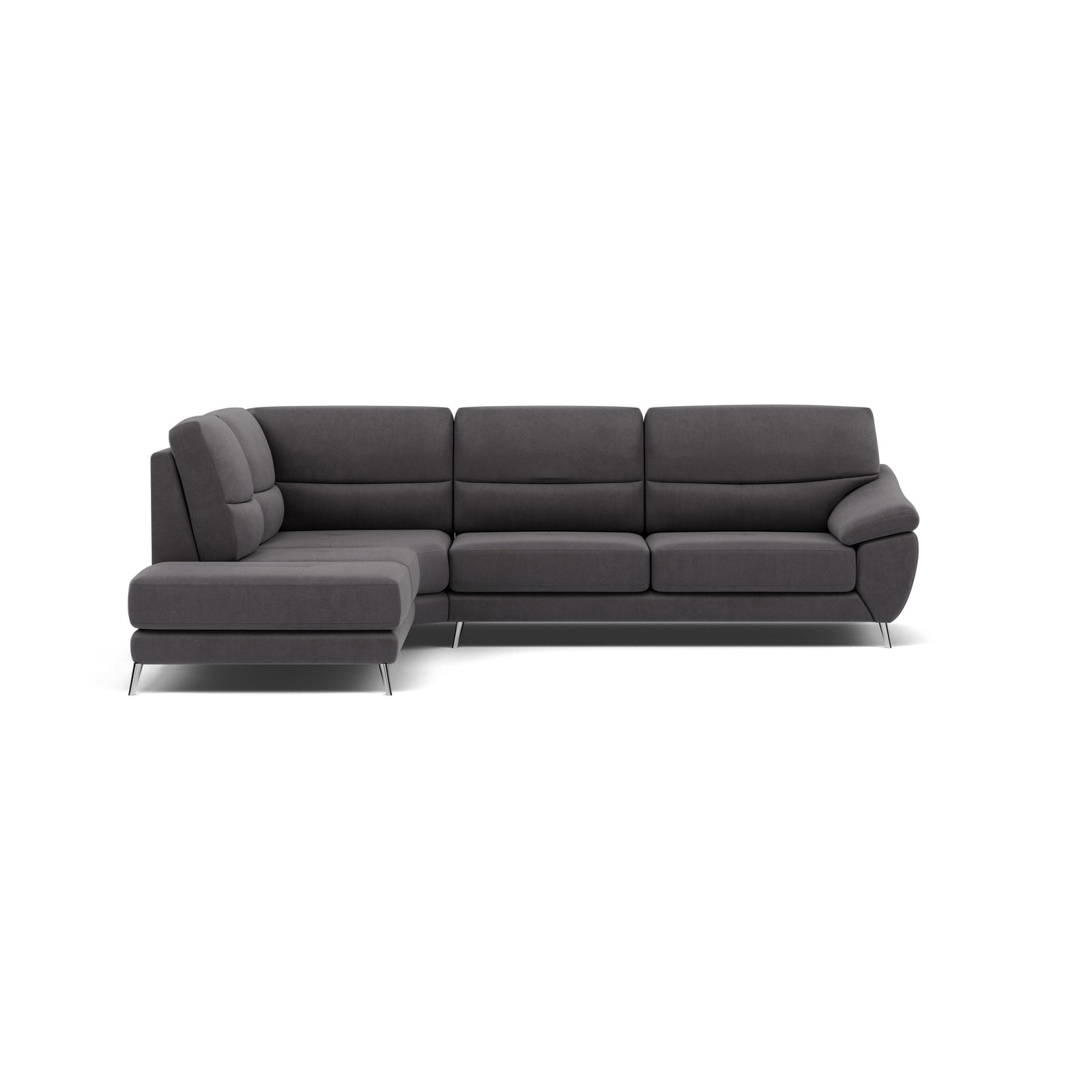 Bolero Corner Sofa - Combination 1 2 Piece Corner Left Terminal Fabric - Left Hand Facing Corner Sofas Sterling Home 8 SFA-PEY-12 ELEPHANT