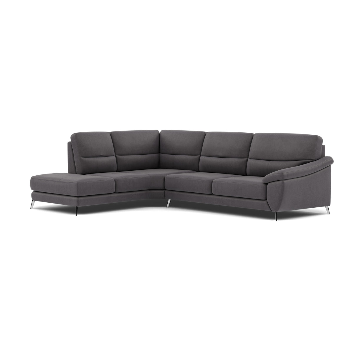 Bolero Corner Sofa - Combination 1 2 Piece Corner Left Terminal Fabric - Left Hand Facing — SFA-PEY-12 ELEPHANT, gallery image 1