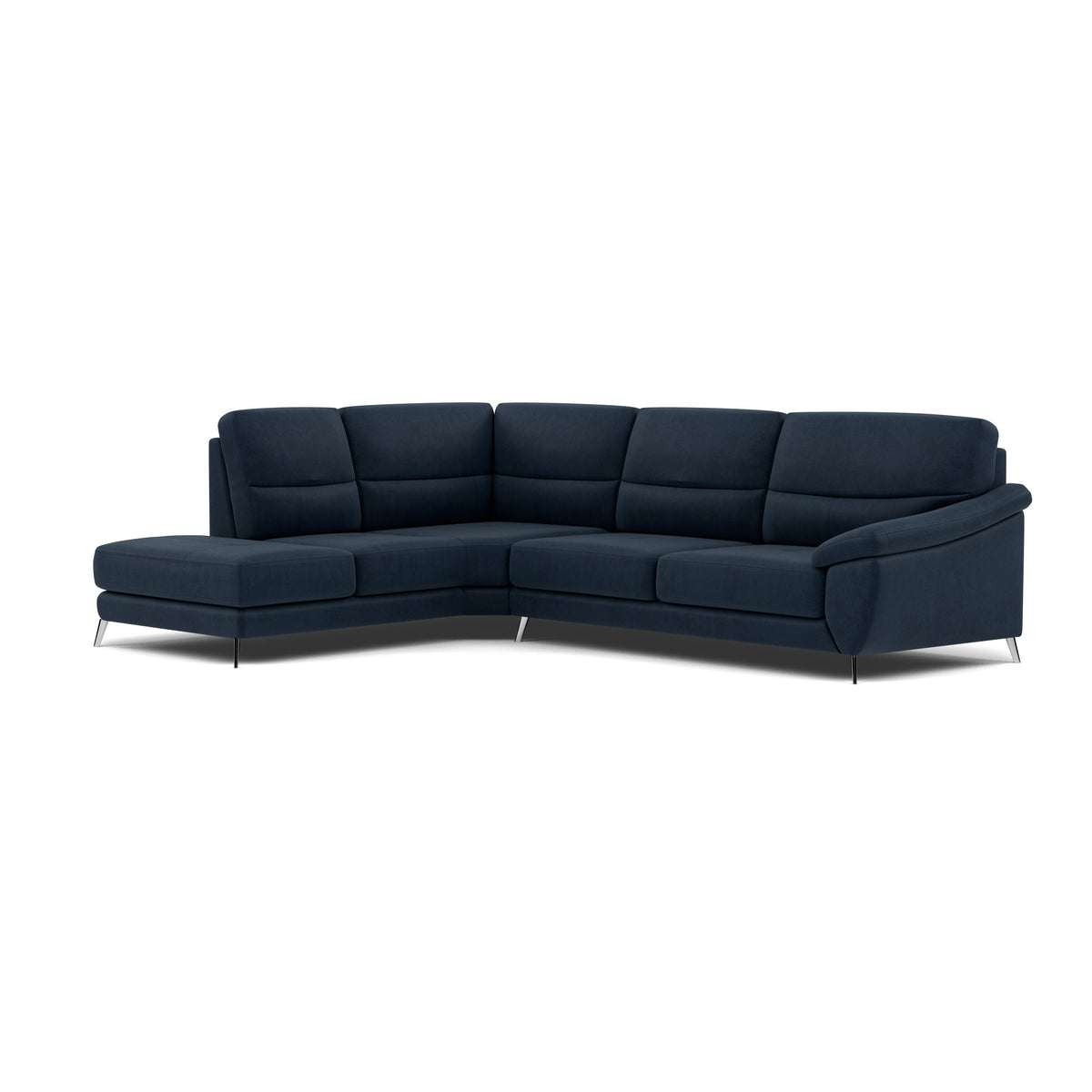 Bolero Corner Sofa - Combination 1 2 Piece Corner Left Terminal Fabric - Left Hand Facing — SFA-PEY-15 NAVY, gallery image 1