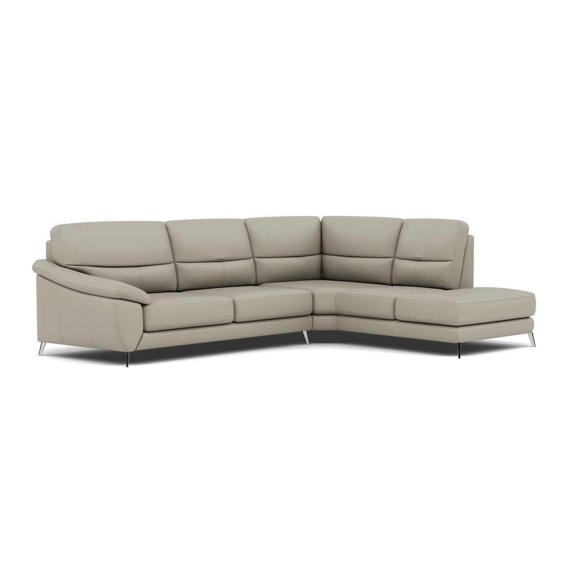 Bolero Corner Sofa - Combination 2 2 Piece Corner Right Terminal Cat 20S - Right Hand Facing — NWS-516E LIGHT GREY, gallery image 1