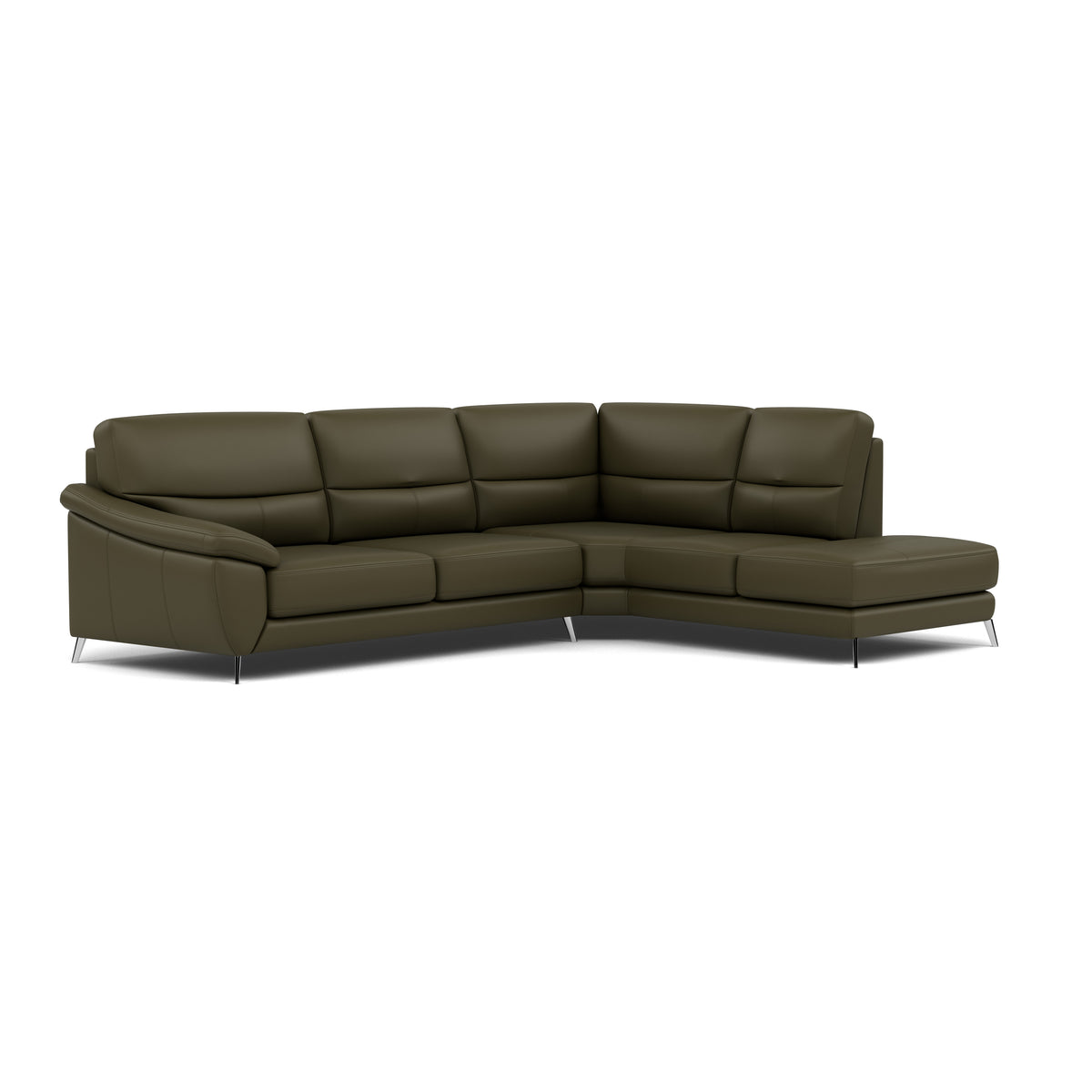 Bolero Corner Sofa - Combination 2 2 Piece Corner Right Terminal Cat 20S - Right Hand Facing — NWS-548E DARK OLIVE, gallery image 1