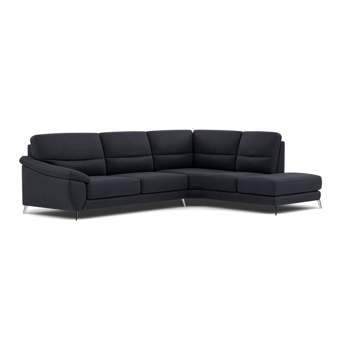 Bolero Corner Sofa - Combination 2 2 Piece Corner Right Terminal Fabric - Right Hand Facing — SFA-PEY-10 CHARCOAL, gallery image 1