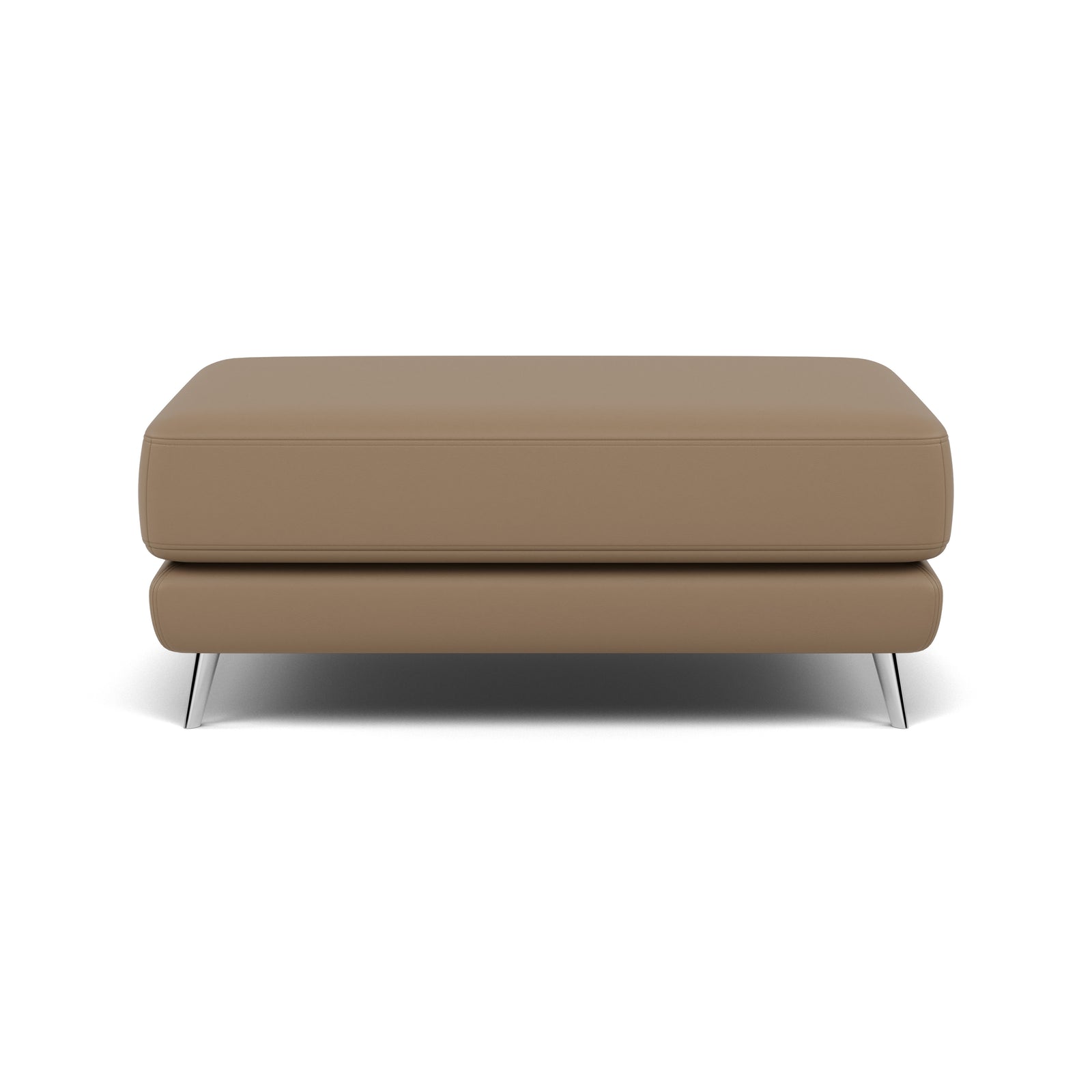 Bolero Footstool - Rectangular Footstool A Cat 20S Footstools Sterling Home 4 NWS-513E PINE BARK