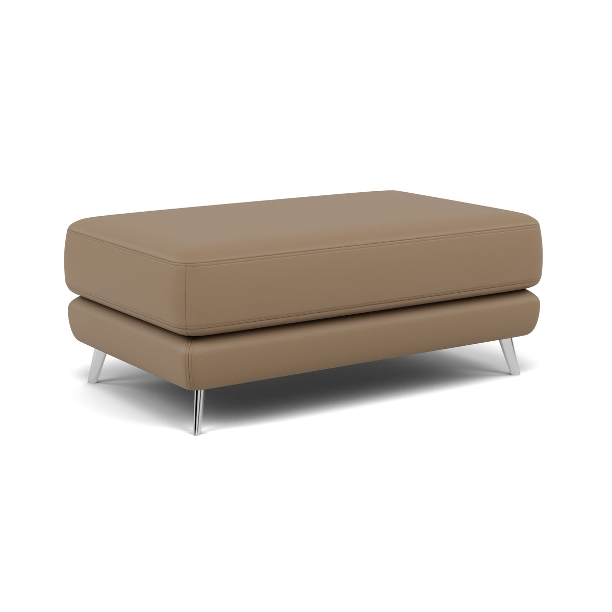 Bolero Footstool - Rectangular Footstool A Cat 20S — NWS-513E PINE BARK, gallery image 1