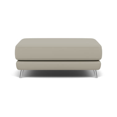 Bolero Footstool - Rectangular Footstool A Cat 20S Footstools Sterling Home 1 NWS-516E LIGHT GREY