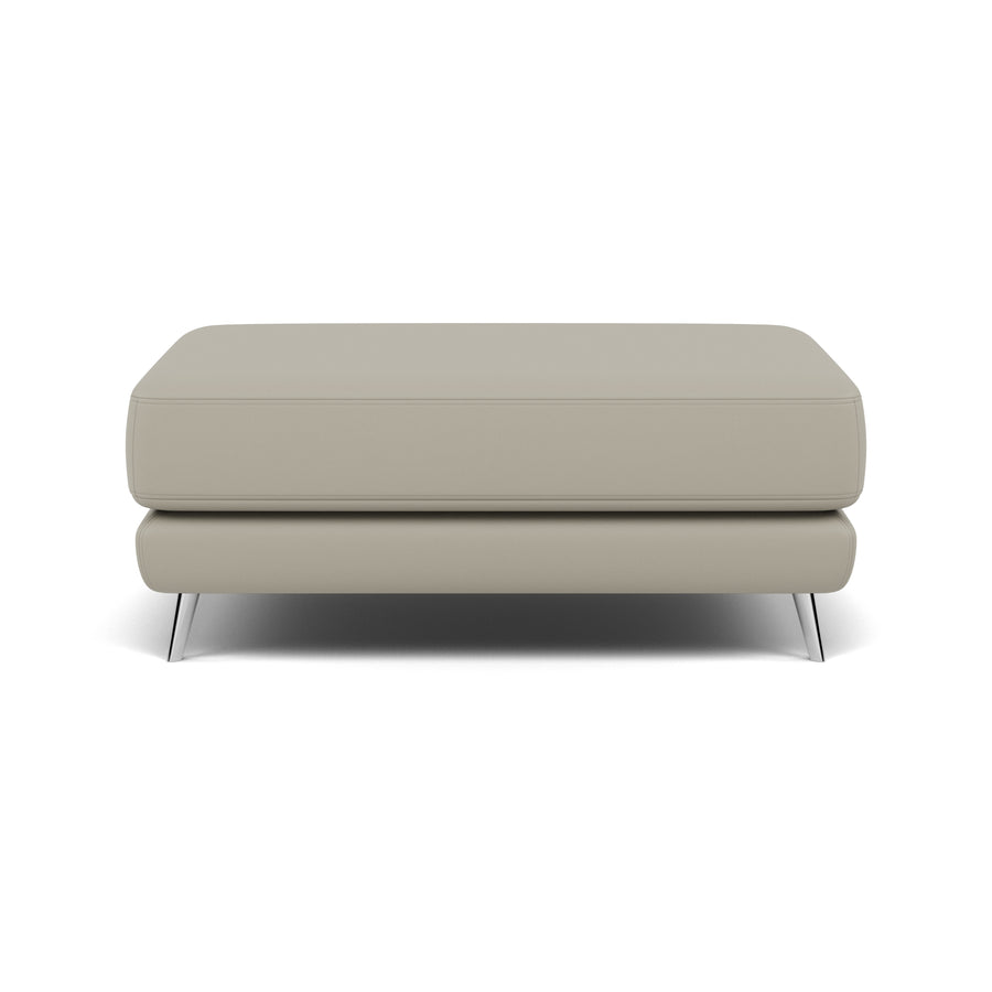 Bolero Footstool - Rectangular Footstool A Cat 20S Footstools Sterling Home 1 NWS-516E LIGHT GREY