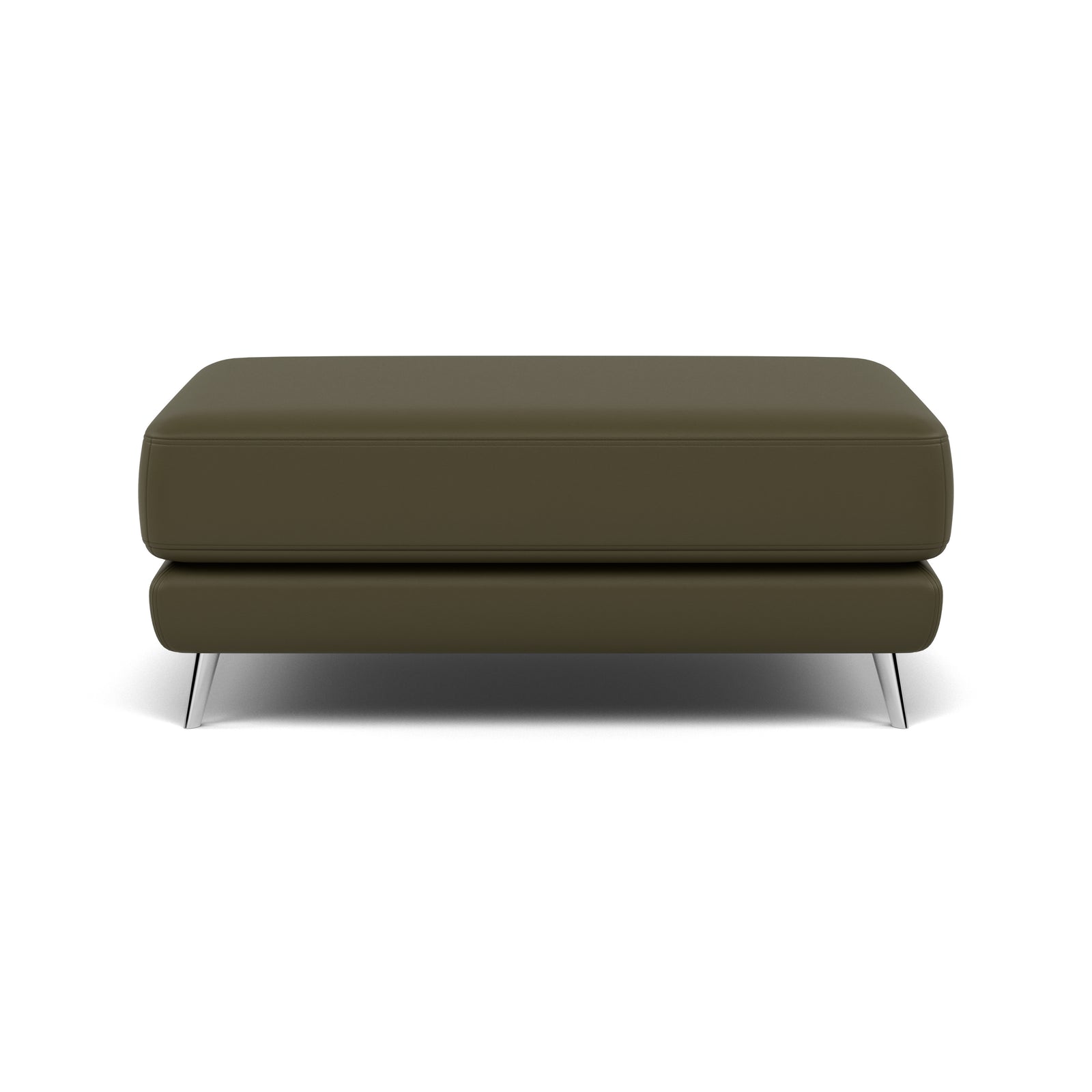 Bolero Footstool - Rectangular Footstool A Cat 20S Footstools Sterling Home 6 NWS-548E DARK OLIVE