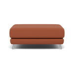 Bolero Footstool - Rectangular Footstool A Cat 20S Footstools Sterling Home 7 NWS-605D WARM BROWN