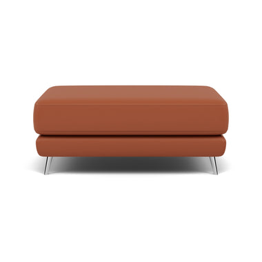 Bolero Footstool - Rectangular Footstool A Cat 20S Footstools Sterling Home 7 NWS-605D WARM BROWN