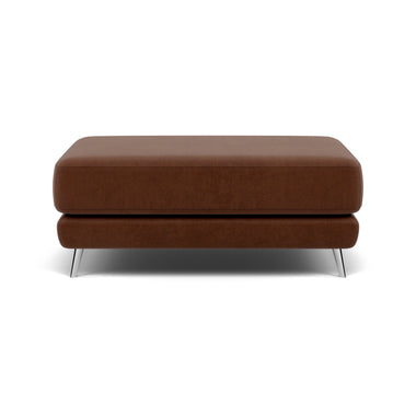 Bolero Footstool - Rectangular Footstool A Fabric Footstools Sterling Home 3 SFA-PEY-06 CARAMEL