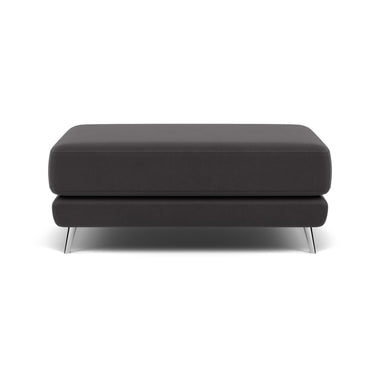 Bolero Footstool - Rectangular Footstool A Fabric Footstools Sterling Home 4 SFA-PEY-08 GRAPHITE