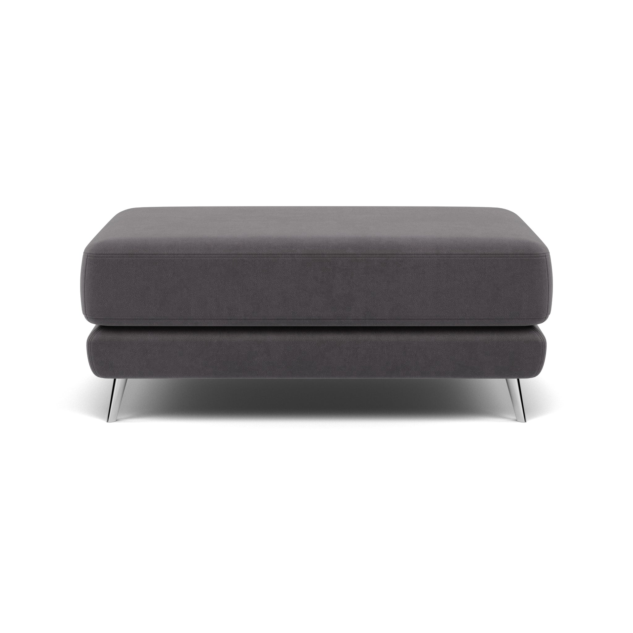 Bolero Footstool - Rectangular Footstool A Fabric Footstools Sterling Home 6 SFA-PEY-12 ELEPHANT