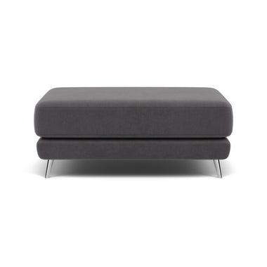 Bolero Footstool - Rectangular Footstool A Fabric Footstools Sterling Home 6 SFA-PEY-12 ELEPHANT