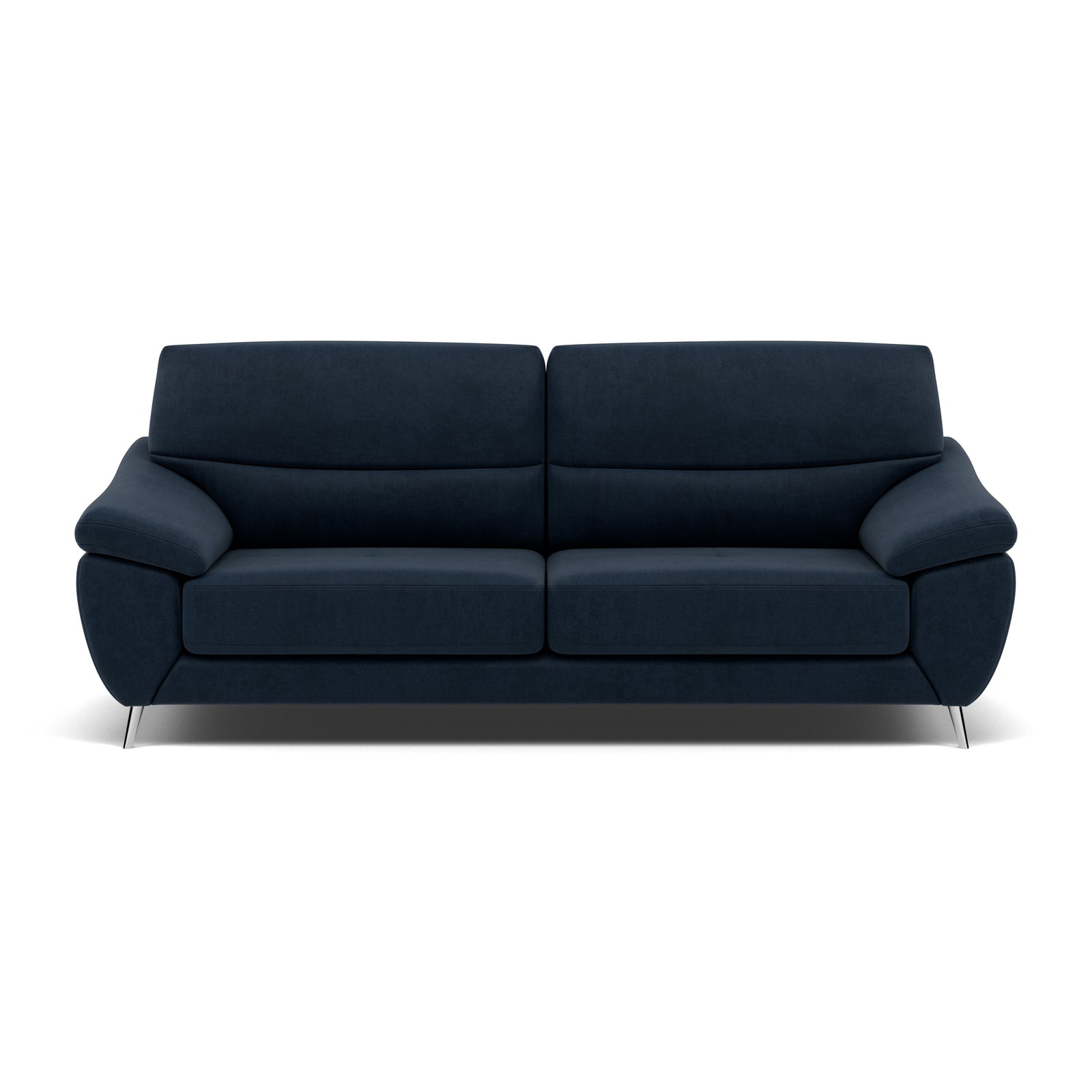 Bolero Small 3 Seater Sofa - 2.5 Seater Sofa Fabric 3 Seater Sofas Sterling Home 8 SFA-PEY-15 NAVY