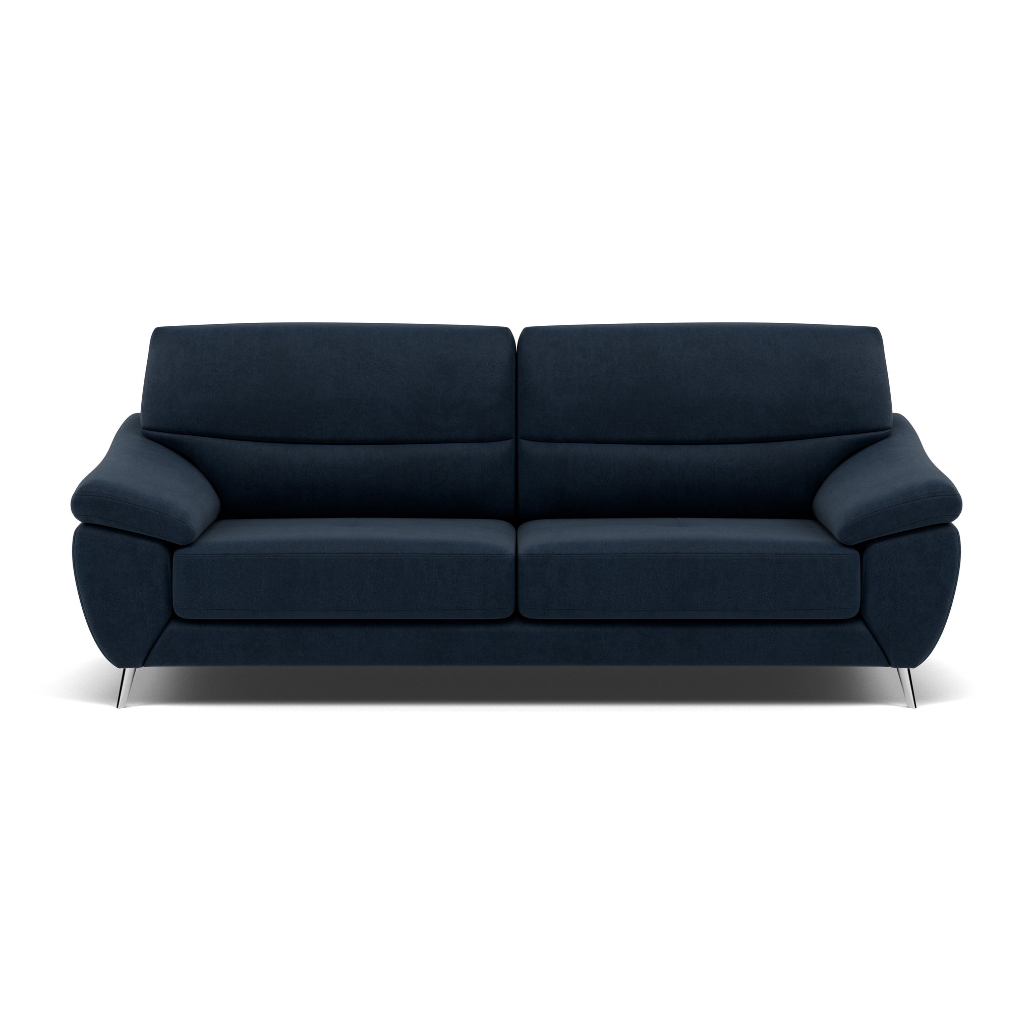 Bolero Small 3 Seater Sofa - 2.5 Seater Sofa Fabric 3 Seater Sofas Sterling Home 8 SFA-PEY-15 NAVY