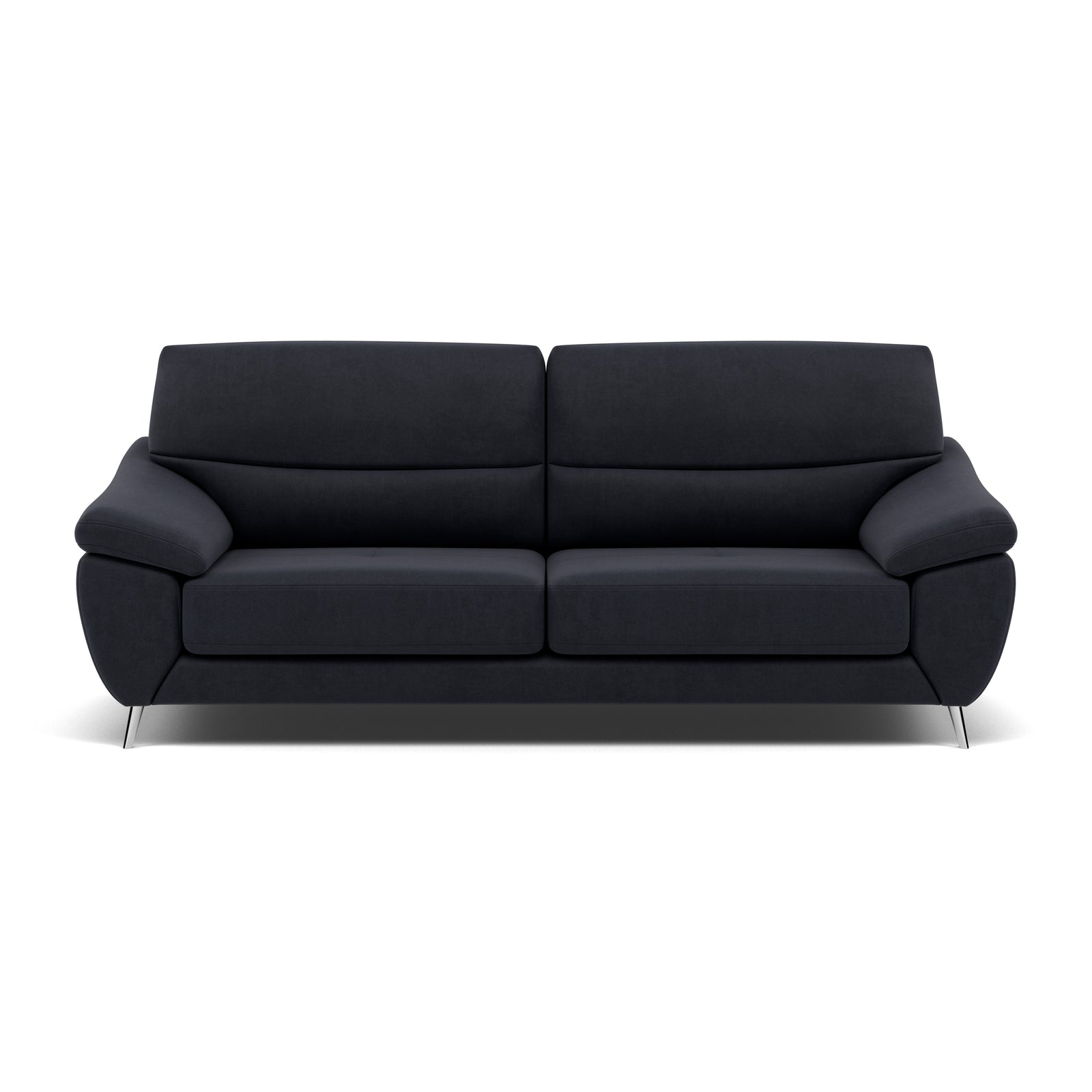 Bolero Small 3 Seater Sofa - 2.5 Seater Sofa Fabric 3 Seater Sofas Sterling Home 1 SFA-PEY-10 CHARCOAL