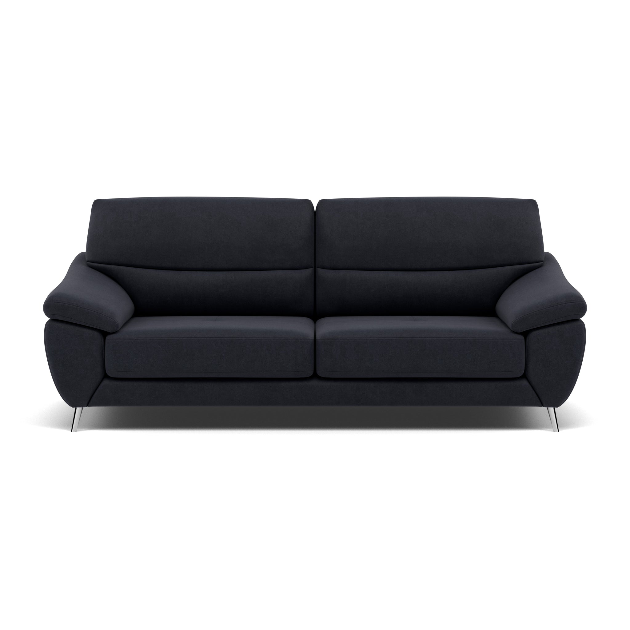 Bolero Small 3 Seater Sofa - 2.5 Seater Sofa Fabric 3 Seater Sofas Sterling Home 1 SFA-PEY-10 CHARCOAL