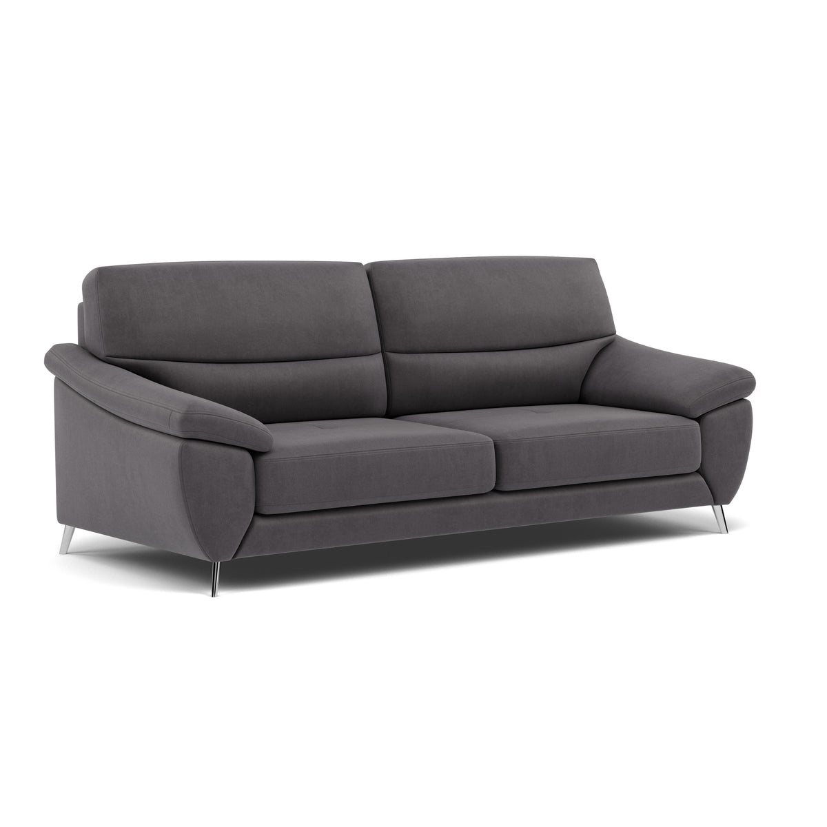 Bolero Small 3 Seater Sofa - 2.5 Seater Sofa Fabric — SFA-PEY-12 ELEPHANT, gallery image 1