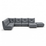 Comet Corner Sofa - Combination 1 - Corner Sofa Group With Footstool Cat 20S Corner Sofas Sterling Home 19 BXS-023C BLACK