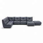 Comet Corner Sofa - Combination 1 - Corner Sofa Group With Footstool Cat 20S Corner Sofas Sterling Home 24 BXS-036C NAVY